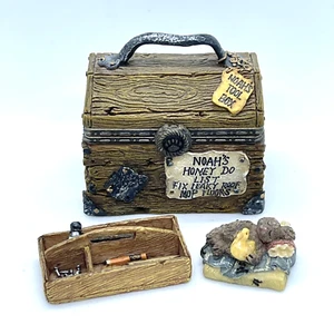Boyds Schatzkiste 2434 Noahs Werkzeugkasten FOB Sonderausgabe 1E wie besehen - Bild 1 von 10
