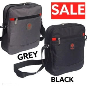 STYLISH WORK IPAD TABLET WORK DURABLE MAN BAG MESSENGER CROSSBODY UTILITY BAG - Picture 1 of 12