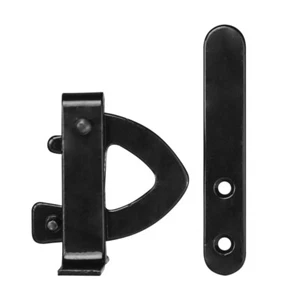 Pinnacle Black D Pattern Gate Latch - Picture 1 of 1