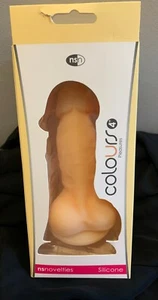 Colours Pleasures by NS Novelties  4" Dildo White - Realistic - Picture 1 of 5