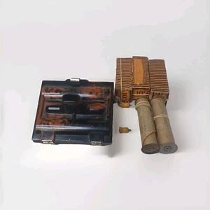 Vintage 20er Jahre Rolmonika Mundharmonika marmoriert Bakelit! Made in USA mit 6 Rollen - Bild 1 von 21