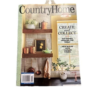 COUNTRY HOME MAGAZINE Book VOL. 45 No 2 Summer 2024 CREATE and COLLECT Issue - Image 1 of 4