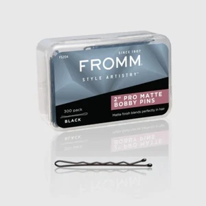 Paquete de 300 pines Bobby para estilista profesional mate negro de 2" - F5204 - Imagen 1 de 2