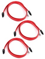 3x 36" Serial ATA SATA RAID Data HDD Hard Drive Disk Signal Male to M Cable 