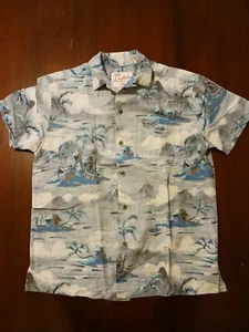 Vintage S Hawaiian Kahala Surf Shirt With One Pocket And Loop Collar. - Picture 1 of 2