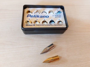 ** Pelikan Ersatzfeder für Pelikano Modell 79 -93 A 493 vergoldet + silberfar ** - Bild 1 von 6