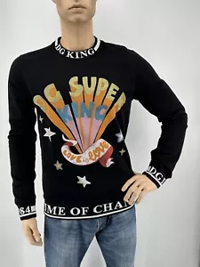 Nuevo Luxury Original Dolce&Gabbana Hombre Hombre Sudadera-G9MS8T-Talla-48-M - Imagen 1 de 11