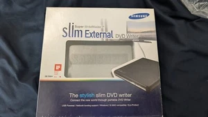 Samsung SE-S084 Super WriteMaster schmaler externer DVD-Brenner mit Box BRANDNEU - Bild 1 von 3