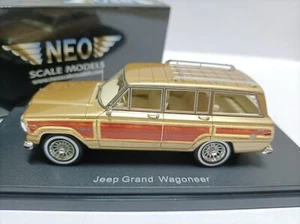 Neo Resin Model 1/43 Jeep Grand Wagoneer Gold Woody 1989 - Picture 1 of 5