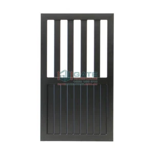 V5FFPB (H1450xW1125) - Aluminium 50% Privacy Single Swing Pedestrian Gate - Picture 1 of 5