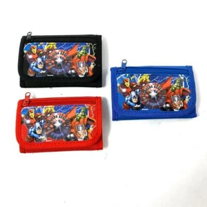 Marvel Avengers Wallet Kids Coin Bag Tri-Fold Boy Licensed Product - Picture 1 of 25