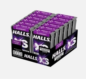 12X Halls XS Blueberry Sugar Free Fresh Breath Relieve Cough Refreshing Candy - Picture 1 of 15