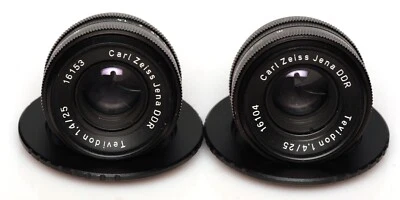 CARL ZEISS TEVIDON 25 1.4 lens M25  C-mount  + M 4/3   NEW 1068 - Image 1 of 4