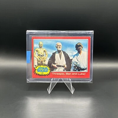 1977 Topps Star Wars #119 Threepio, Ben and Luke! - Image 1 of 4