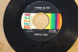 Loretta Lynn---I WANNA BE FREE. (1971. TOP SONG) - Picture 1 of 2