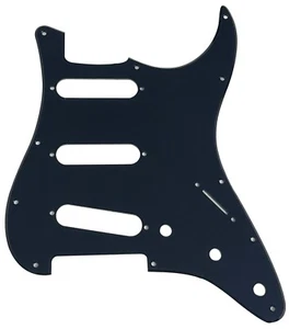 Acryl schwarz Schlagbrett Gitarrenteil für Fender US Stratocaster Start SSS 11 Loch - Bild 1 von 5
