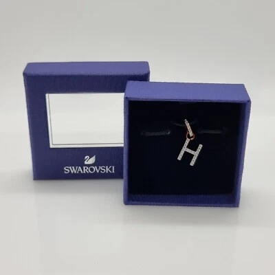 Swarovski Remix Charm Anhänger Buchstabe Letter H Weiß Rosévergoldet 5437622 - Bild 1 von 4