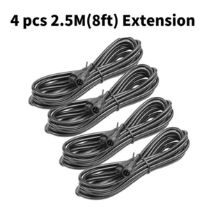 4pcs 4Pin Extension Cable For RGB Neon LED Rock Light Pod Strip Underbody Truck - Picture 1 of 7