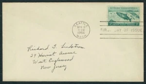 SE68C UNITED STATES 1956 FDC Wildlife conservation - Picture 1 of 2