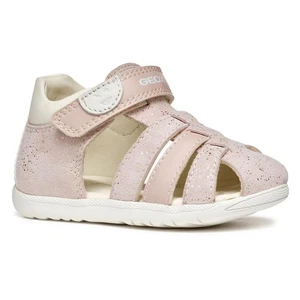 Geox B Sandal Macchia Gir, Sandali Bimba 0-24, Rose Off White WB, 23 EU-23 EU - Foto 1 di 8