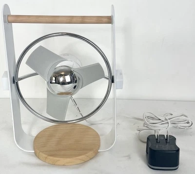 Sharper Image Touch Control Soft Blade USB Desktop Fan SBV1-Si Lightly Used - Image 1 of 4