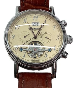 Ingersoll IN1800 Mens Analog Watch Round Automatic Leather Date Chronograph - Picture 1 of 5