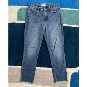 Paige Damen Hoxton kurz knöchellang mittelhoher Bund Skinny mittlere Waschung Damengröße 29 x 25 - Bild 1 von 10