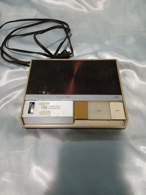 Vintage Realistic Plug N Talk FM Wireless Intercom MODEL#43-212A Tested Working - Image 1 of 4