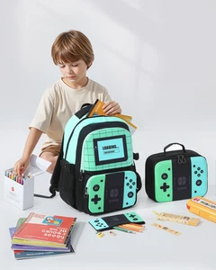 Bolsa escolar Game Estuche para lápices y bolsa de almuerzo 3 piezas, mochila para jugadores niños Reino Unido - Imagen 1 de 18
