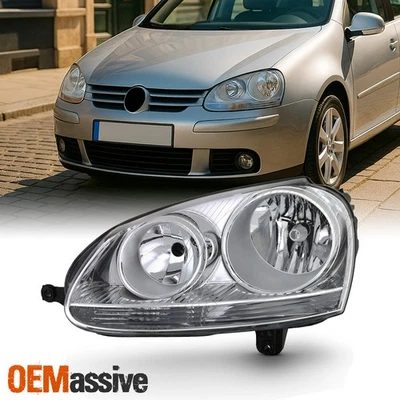 Fit 2006 2007 2008 2009 Volkswagen Jetta GTi Driver Left Side Halogen Headlight - Изображение 1 из 4