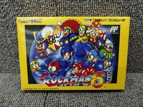 CAPCOM Famicom Soft Rockman 6 Greatest Fights Ever!! Used