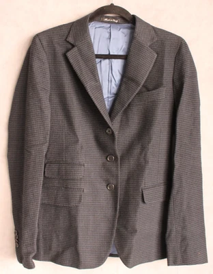 Domenico Vacca Alta Sartoria NWT $2150 Men's Sport Coat Size 36R Chekered Blue - Image 1 of 4