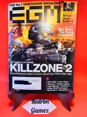 EGM #231 August 2008 Killzone 2 Metal Gear Solid 4 Electronic Gaming Monthly - Image 1 of 3