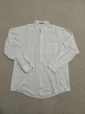 80s Vintage Arrow Carriage Trade Oxford Button Down Shirt 16 34/35 Made In USA - Image 1 of 4