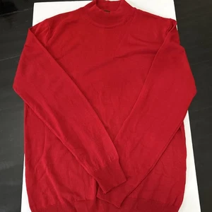 Tailored Recreation Premium Pullover Herren XL rot Wollmischung Stehkragen tailliert gebraucht, in einwandfreiem Zustand - Bild 1 von 6
