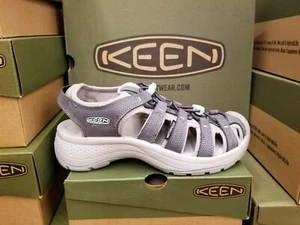 Keen Astoria West Leather Magnet/Vapor Sandals for Women's Hiking and Walking - Picture 1 of 6