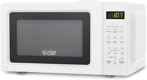 OMMERCIAL CHEF 0.7 Cubic Foot Microwave with 10 Power Levels, Small Microwave wi - Picture 1 of 7