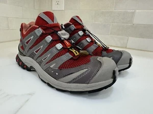 Salomon Gore-Tex XCR Women’s Running Shoes Gray/Red US 9 - Foto 1 di 8