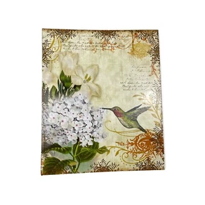 Erasable Address Book Garden Birds Floral Paper & Ink Studio A-Z Tabs w/Marker - Picture 1 of 6