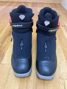 Alpina Back Country Size 44/USA 10 Cross Country Ski Boots / Black - Picture 1 of 9