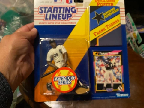 FRANK THOMAS CHICAGO WHITE SOX 1992 STARTING LINEUP Action Figure Card Poster Cover