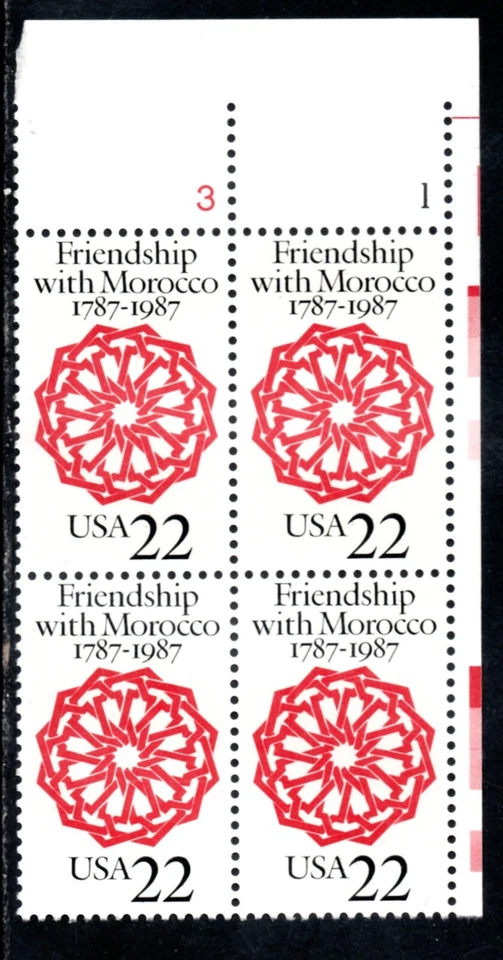 US Scott #2349 Plate block of 4, MNH, Plt. #3_1 UR - Image 1 of 1