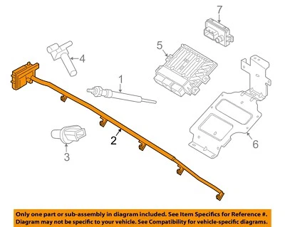 Sistema de encendido eléctrico Ford OEM 15-19 Transit-150 - Arnés de cables CK3Z12B568A Foto 1 de 2