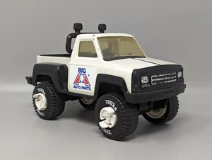 Tonka Big A Auto Parts Step Side Short Box Square Body Pickup Truck White 1:24 - Picture 1 of 12
