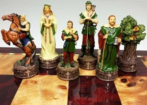 Medieval Times Robin Hood set of chess men pieces NEW - NO Board - Picture 1 of 6