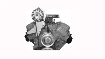 Alan Grove 204R - Alternator Bracket BB Chevy SWP Extra Tall - Passenger Side - Image 1 of 4