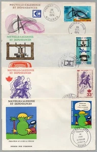 NOUVELLE CALEDONIE / ENSEMBLE DE 36 ENVELOPPES FDC DIFERENTES - 9 IMAGES - Imagen 1 de 9