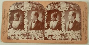MR & MRS WILLIAM JENNINGS BRYAN KEYSTONE STEREOVIEW 1897 - Picture 1 of 2