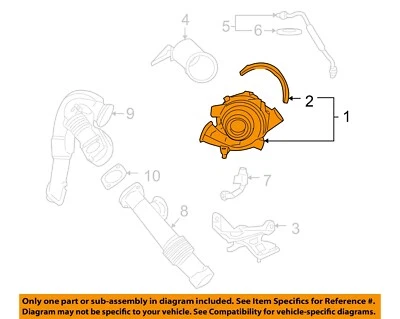 Turbocompresor Ford OEM 04-05 E-350 Club Wagon 4C3Z6K682CDRM Foto 1 de 2