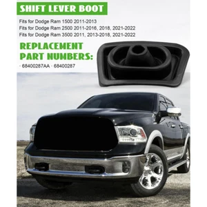 Fits 2013-2018 2014 2015 2016 2017 Ram 3500 Shifter Gear Lever Boot 68400287AA - Picture 1 of 14